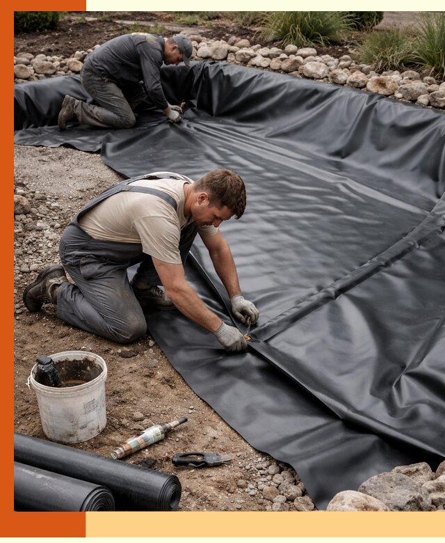 Гидроизоляция пруда в Сосновом Бору: надежная защита и герметизация