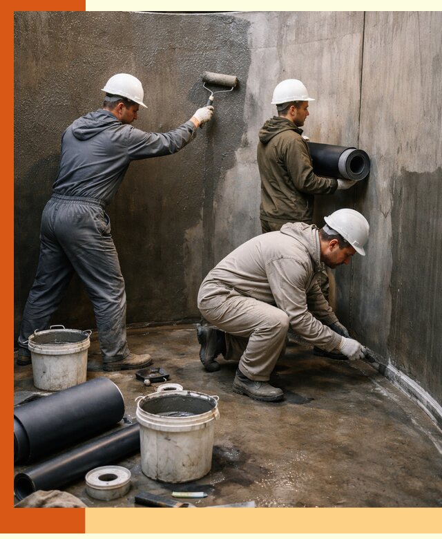 Гидроизоляция резервуара профессионально в Сосновом Бору