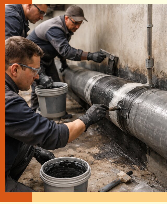 Гидроизоляция труб в Сосновом Бору — защита и герметизация коммуникаций