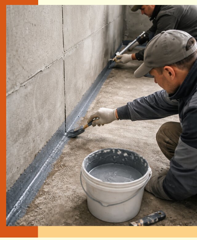 Гидроизоляция швов зданий и конструкций в Сосновом Бору