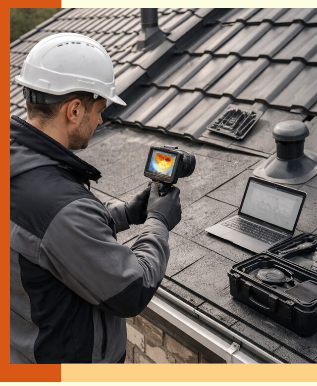 Тепловизионное обследование кровли в Сосновом Бору для выявления дефектов